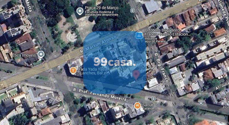 Terreno à venda, Mercês, com 579 m   Com duas frentes - CURITI...