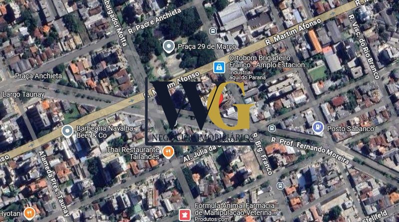 Terreno à venda, Mercês, com 579 m   Com duas frentes - CURITI...