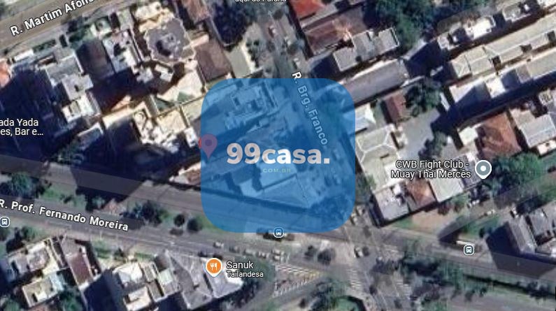 Terreno à venda, Mercês, com 579 m   Com duas frentes - CURITI...