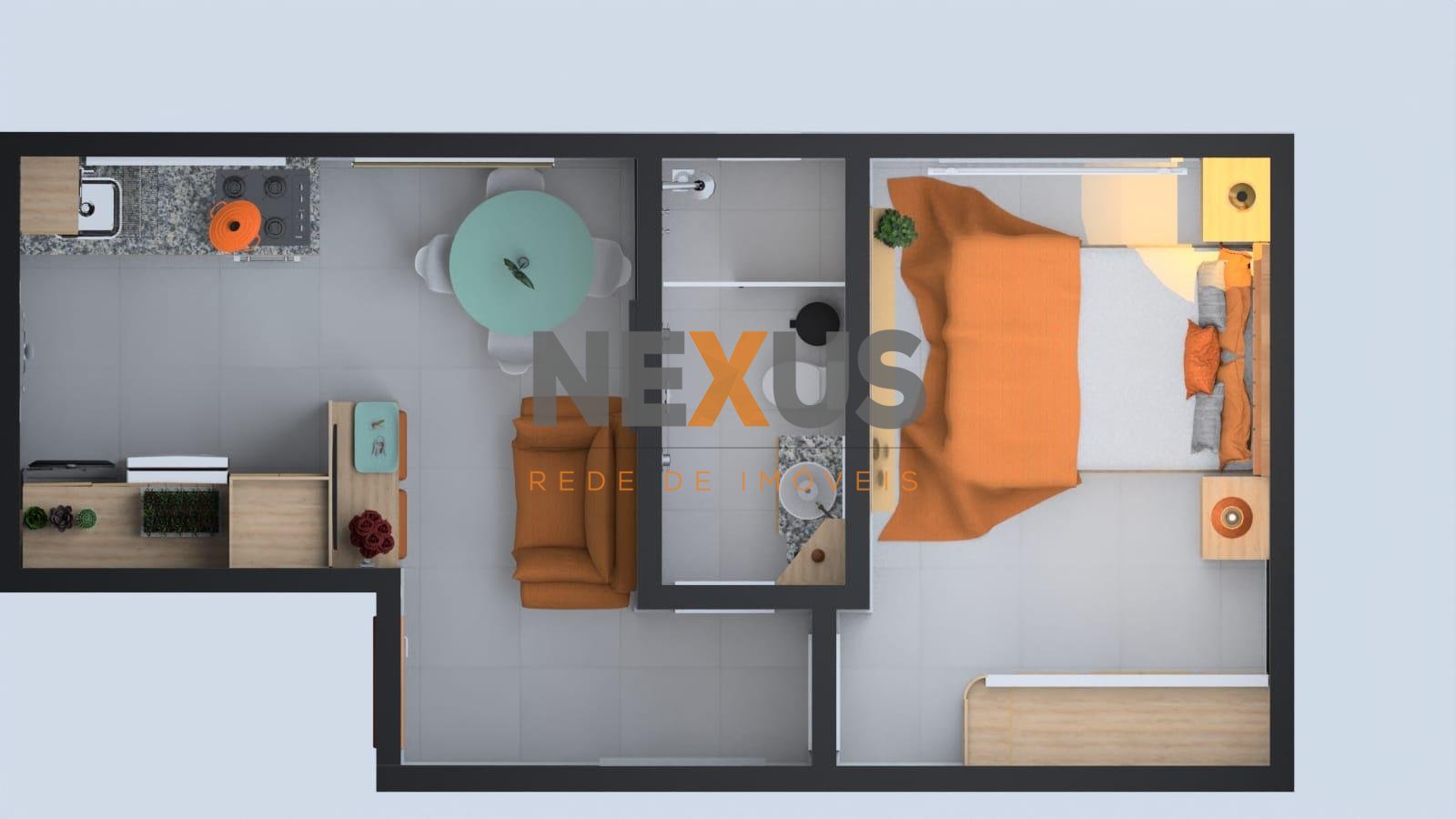 Apartamento com 1 dormitório à venda, CAJURU  , CURITIBA - PR