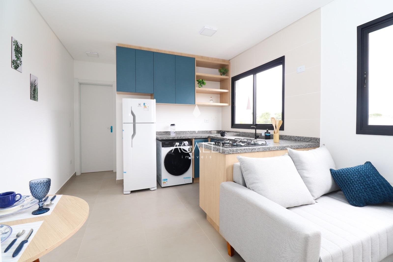 Apartamento com 1 dormitório à venda,37.00 m , CAJURU  , CURIT...