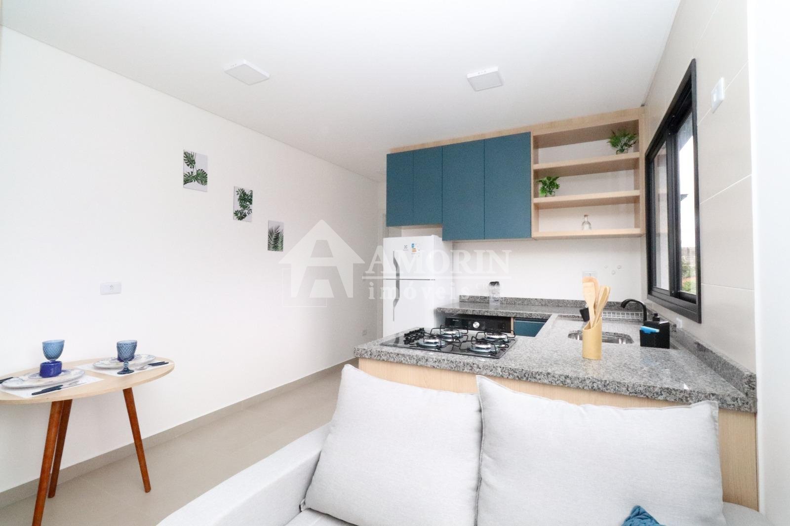 Apartamento com 1 dormitório à venda,37.00 m , CAJURU  , CURIT...
