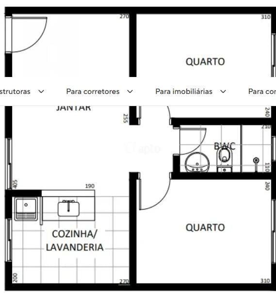 Apartamento 02 quartos  à venda, BOM JESUS  , CAMPO LARGO - PR