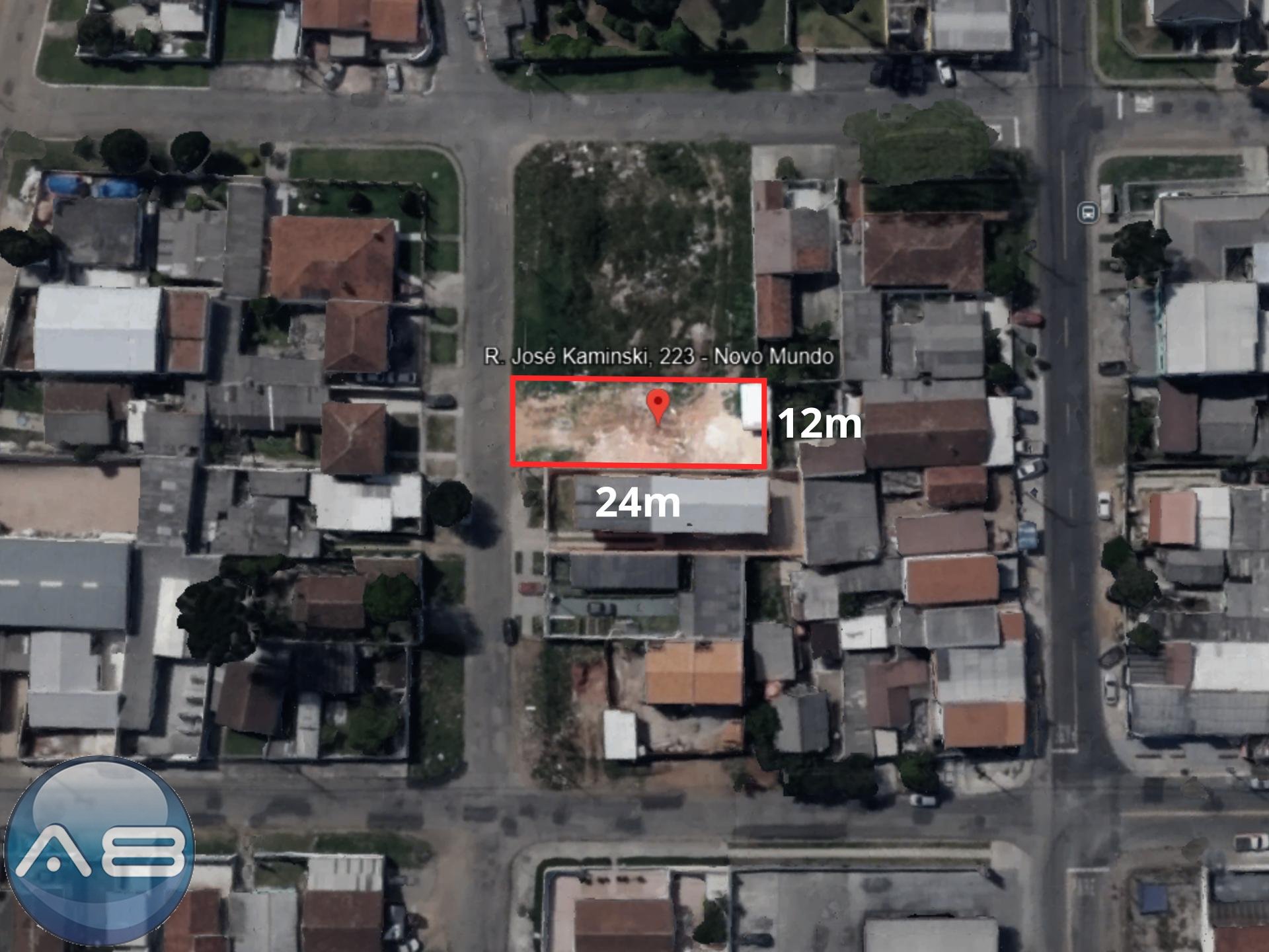 Terreno à venda, Novo Mundo, projeto de sobrados aprovado, CUR...