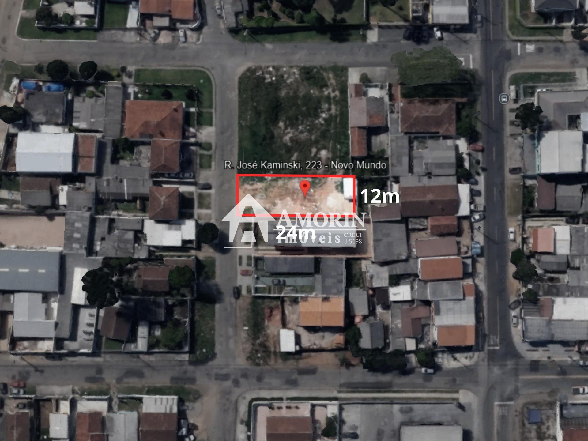 Terreno à venda, Novo Mundo, projeto de sobrados aprovado, CUR...