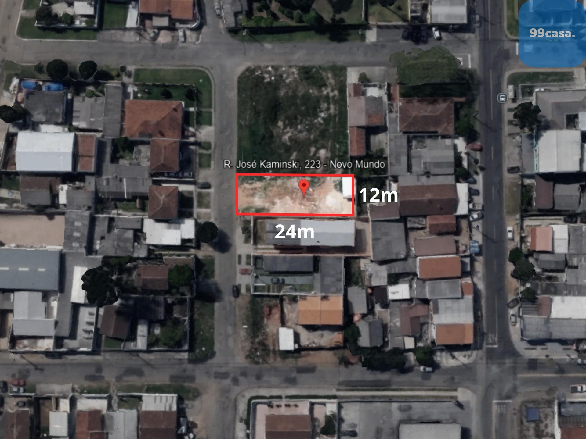 Terreno à venda, Novo Mundo, projeto de sobrados aprovado, CUR...