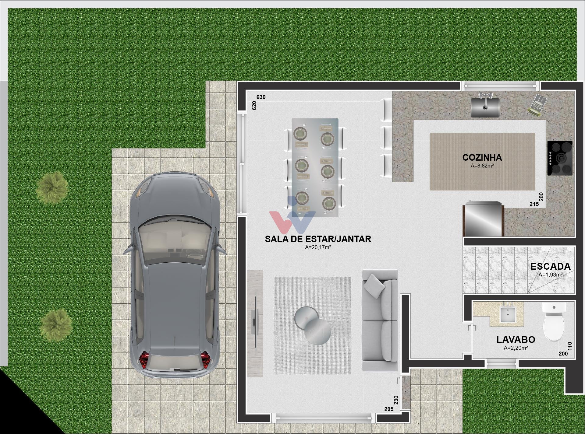 Sobrado à venda, Uberaba, 120m  com Terraço 38m , CURITIBA - PR
