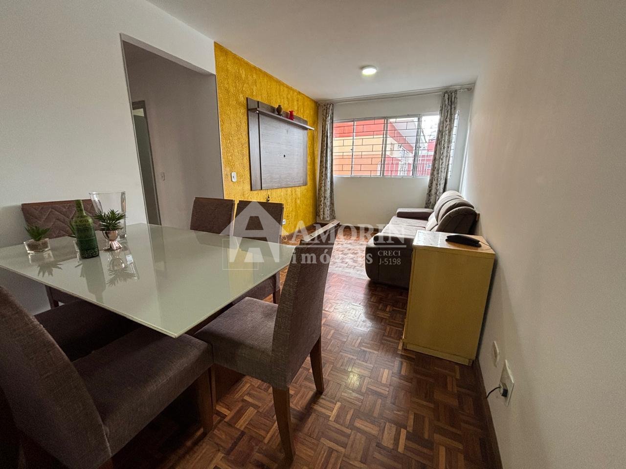 Apartamento no Fazendinha, 66m  de área total, cozinha com arm...