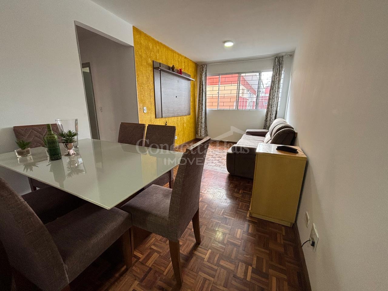 Apartamento no Fazendinha, 66m  de área total, cozinha com arm...