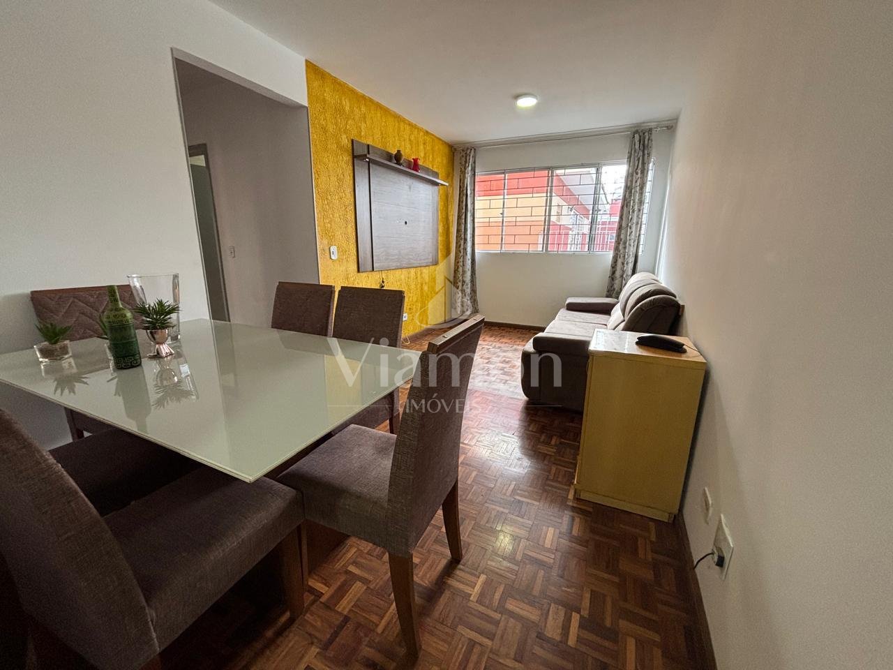 Apartamento no Fazendinha, 66m  de área total, cozinha com arm...