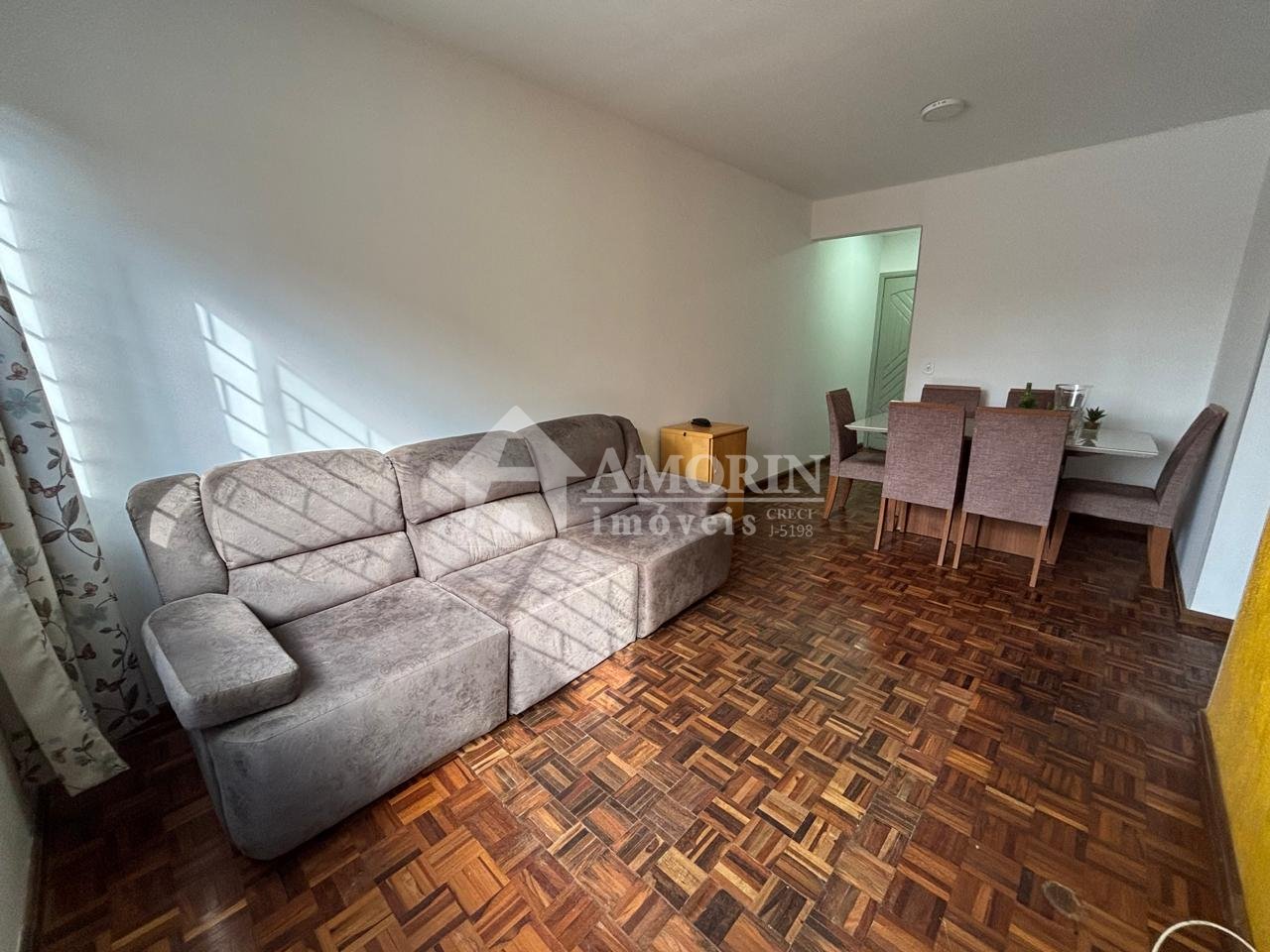 Apartamento no Fazendinha, 66m  de área total, cozinha com arm...