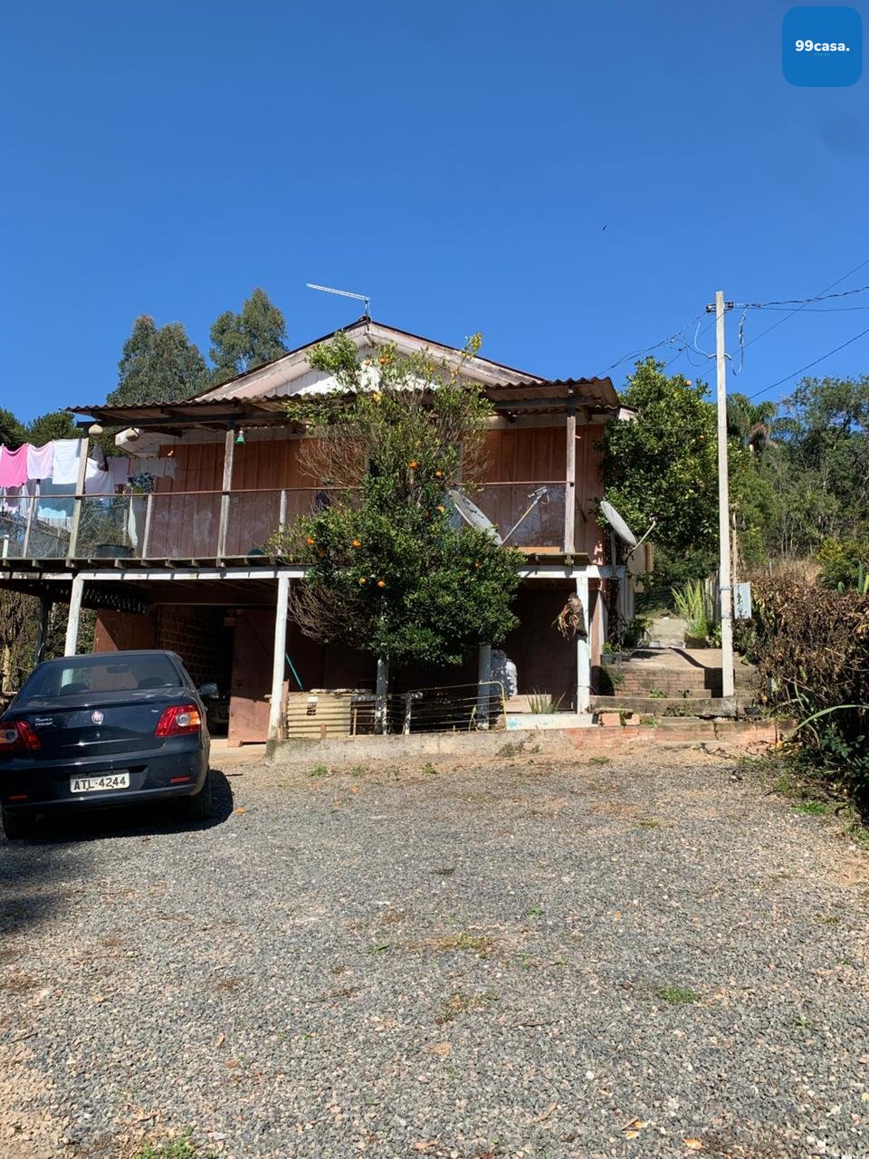 Chácara 4.600 m  com casa e pomar à venda na Estrada Itambé  ...