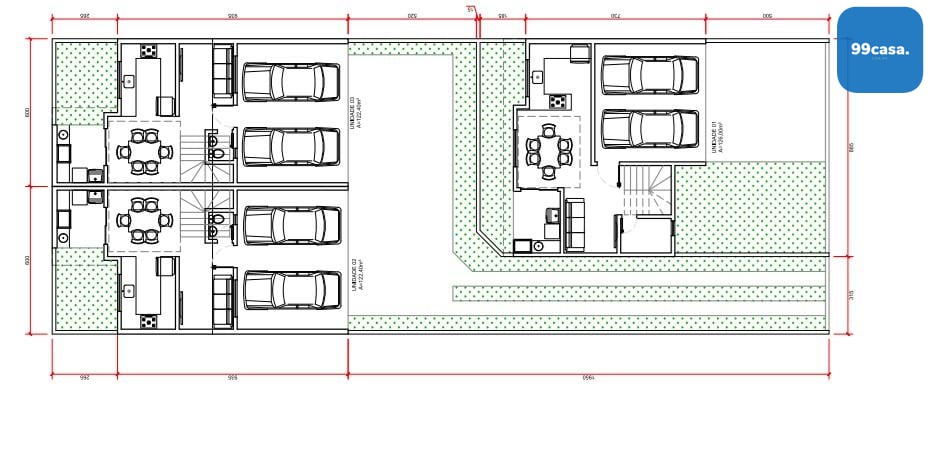 Sobrado com 3 Quartos à venda, 122 m  - Campo Comprido - Curit...