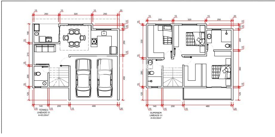 Sobrado com 3 Quartos à venda, 122 m  - Campo Comprido - Curit...