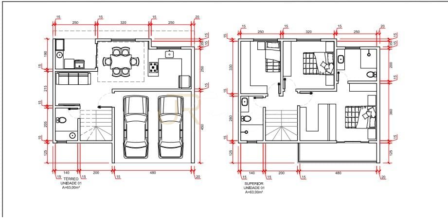 Sobrado com 3 Quartos à venda, 122 m  - Campo Comprido - Curit...