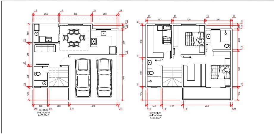 Sobrado com 3 Quartos à venda, 122 m  - Campo Comprido - Curit...