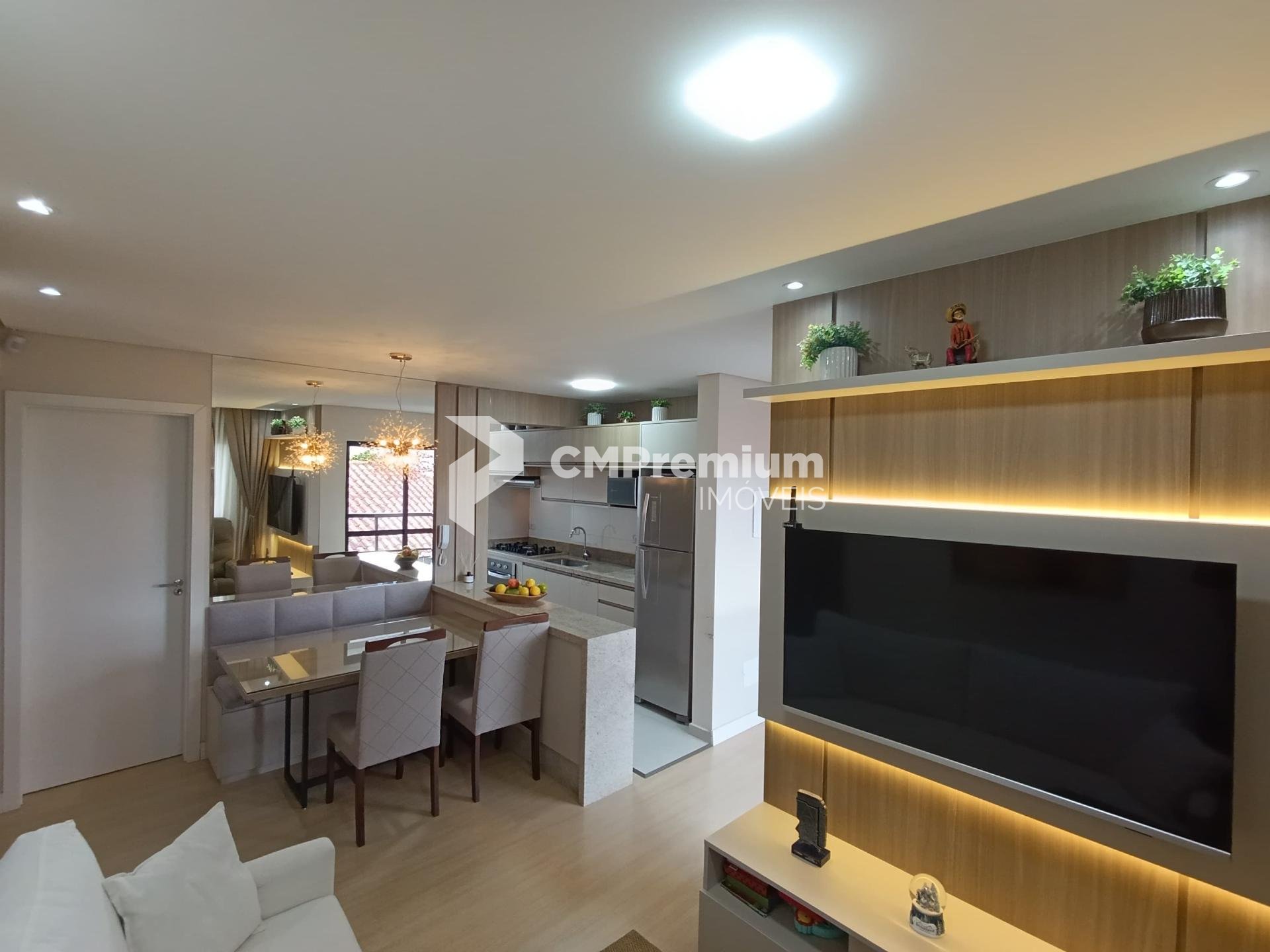 Apartamento 3 quartos no Pineville  Pinhais, sacada, churrasq...