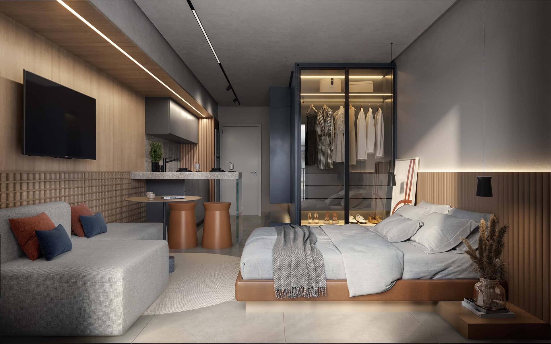 Studio à venda no bairro Portão com 30 m  , CURITIBA - PR