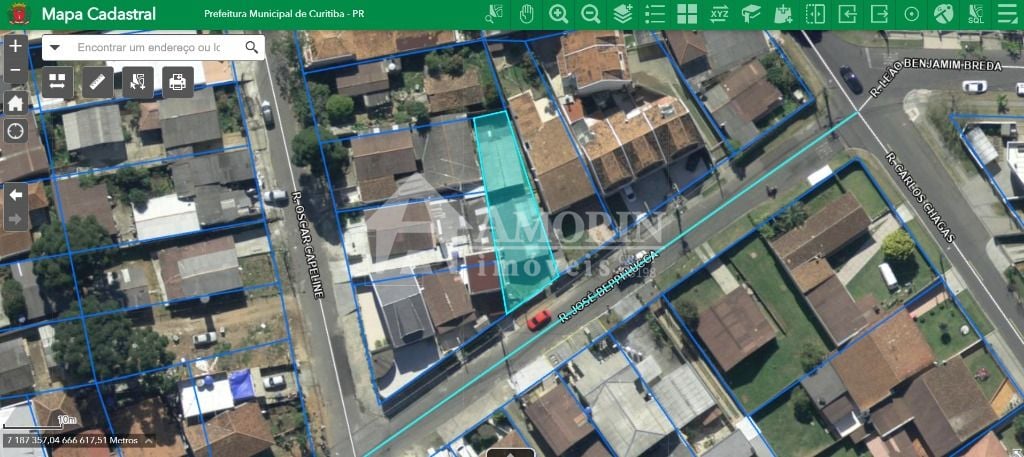 Terreno à venda, 334 m  por R  350.000,00 - São Braz - Curitib...