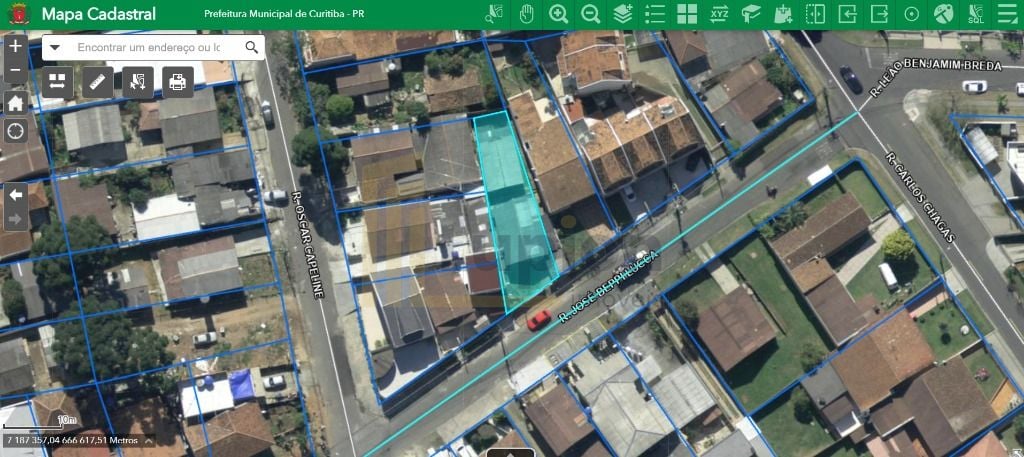Terreno à venda, 334 m  por R  350.000,00 - São Braz - Curitib...