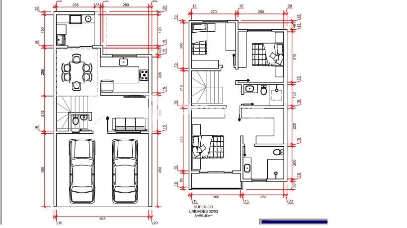 Sobrado com 3 Quartos à venda, 122 m  - Campo Comprido - Curit...