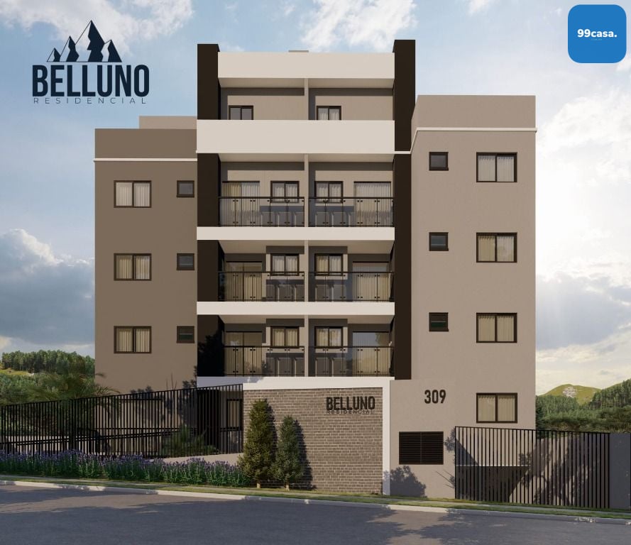 Apartamento 2 Quartos com Sacada  Centro de Pinhais, Entrega ...