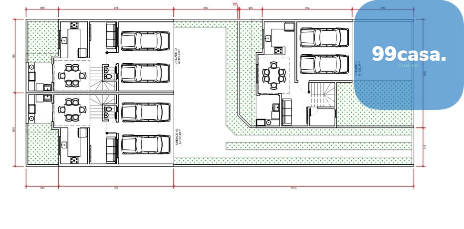 Sobrado com 3 Quartos à venda, 122 m  - Campo Comprido - Curit...
