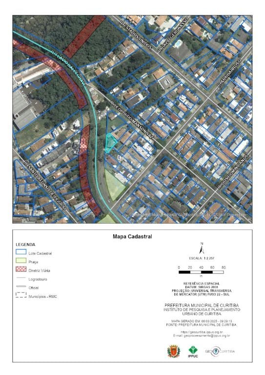 Terreno 471 m  à Venda  Boa Vista, Curitiba