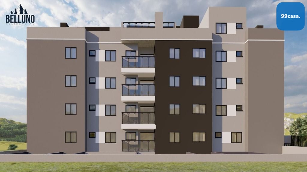 Apartamento 2 Quartos com Sacada  Centro de Pinhais, Entrega ...