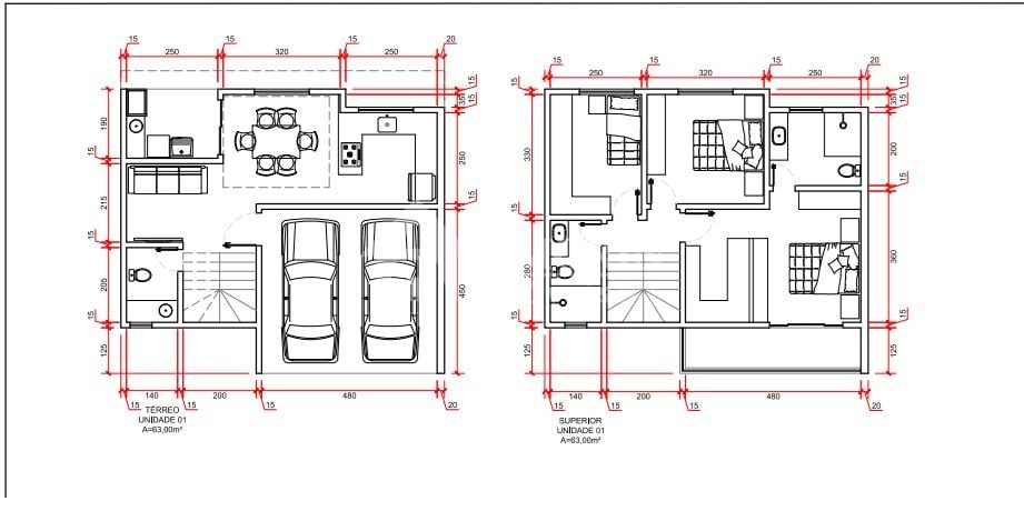 Sobrado com 3 Quartos à venda, 126 m  Campo Comprido - Curitib...