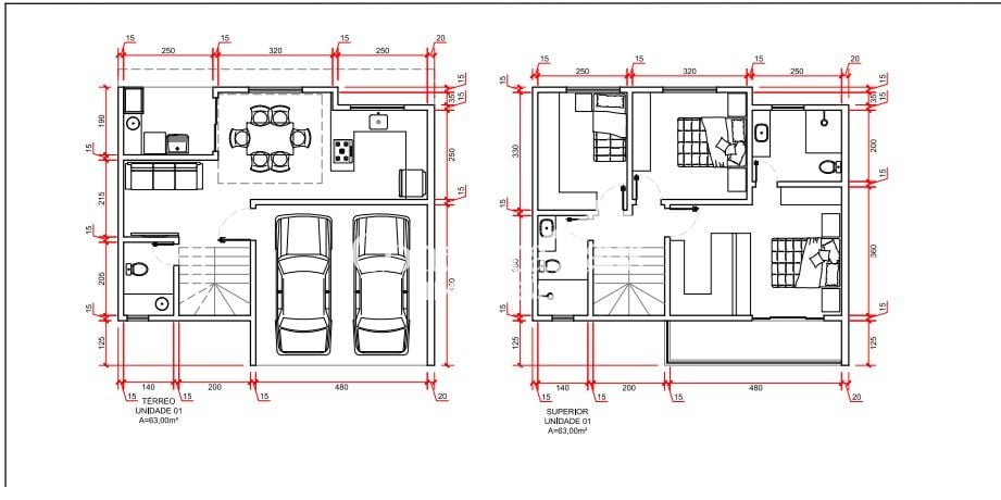 Sobrado com 3 Quartos à venda, 126 m  Campo Comprido - Curitib...