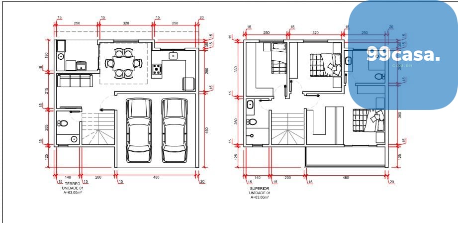 Sobrado com 3 Quartos à venda, 126 m  Campo Comprido - Curitib...