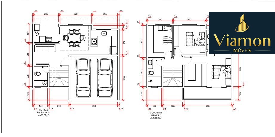 Sobrado com 3 Quartos à venda, 126 m  Campo Comprido - Curitib...