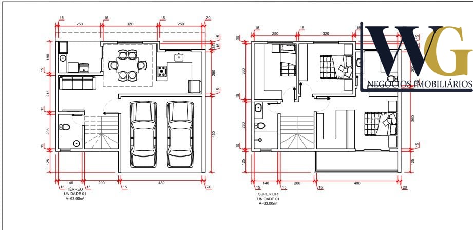 Sobrado com 3 Quartos à venda, 126 m  Campo Comprido - Curitib...