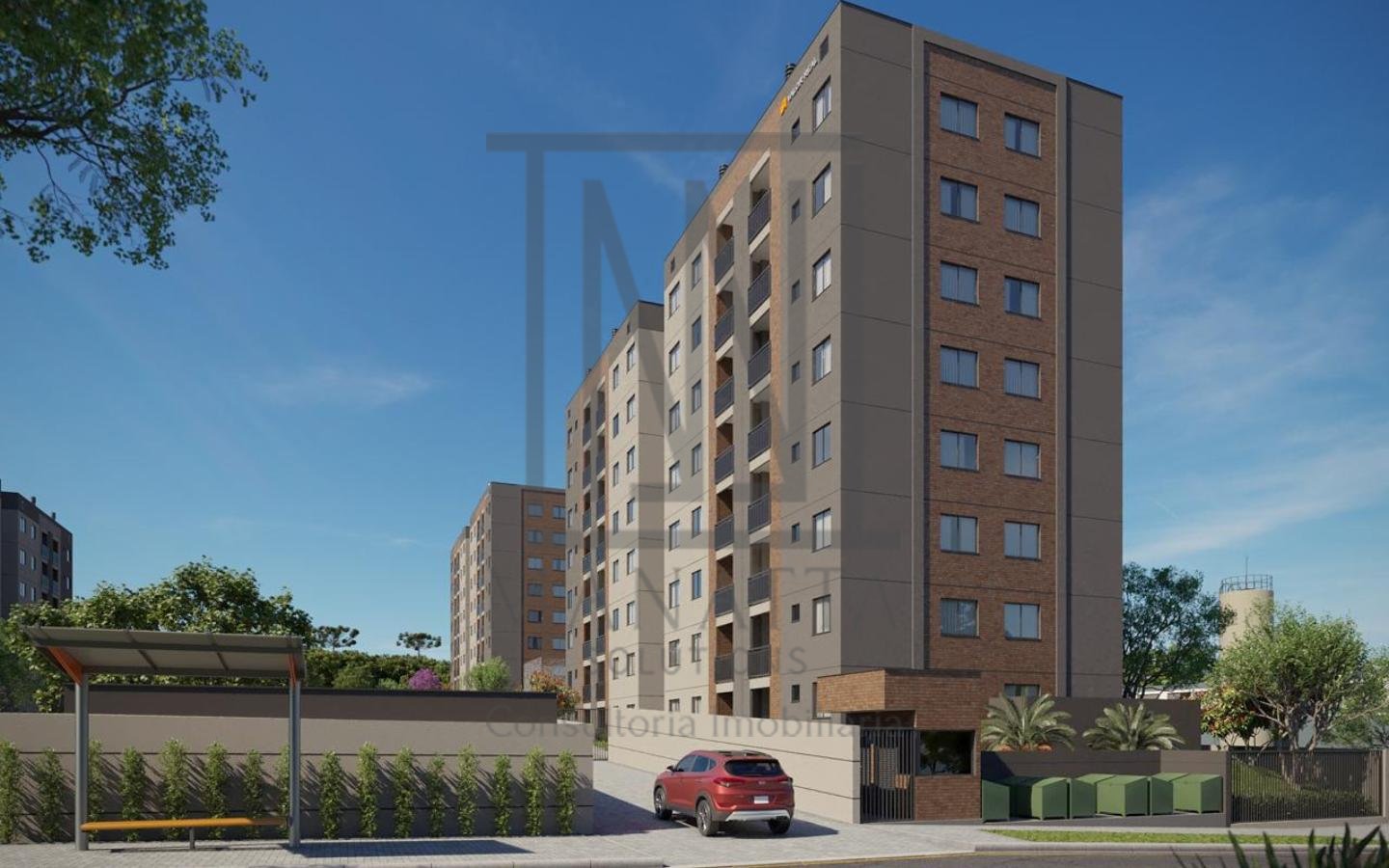 Apartamento com 2 dormitórios à venda- Costeira - Araucária PR