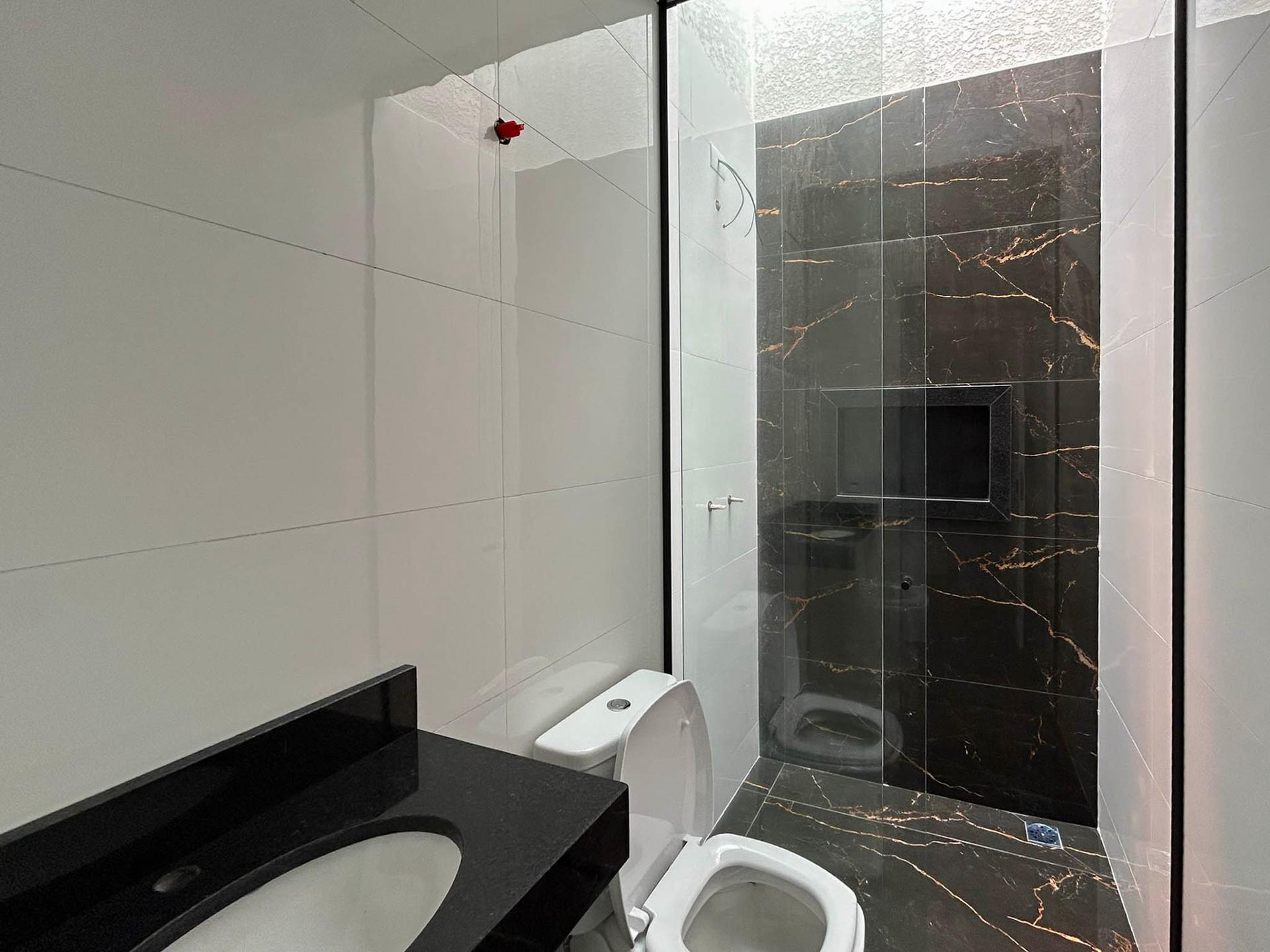 Casa 3 Quartos com Suíte e Fachada Moderna em Fazenda Rio Grande