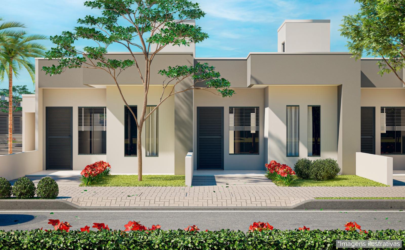 Casas em condomínio fechado com 02 dormitórios, Residencial Recanto do Iguaçu