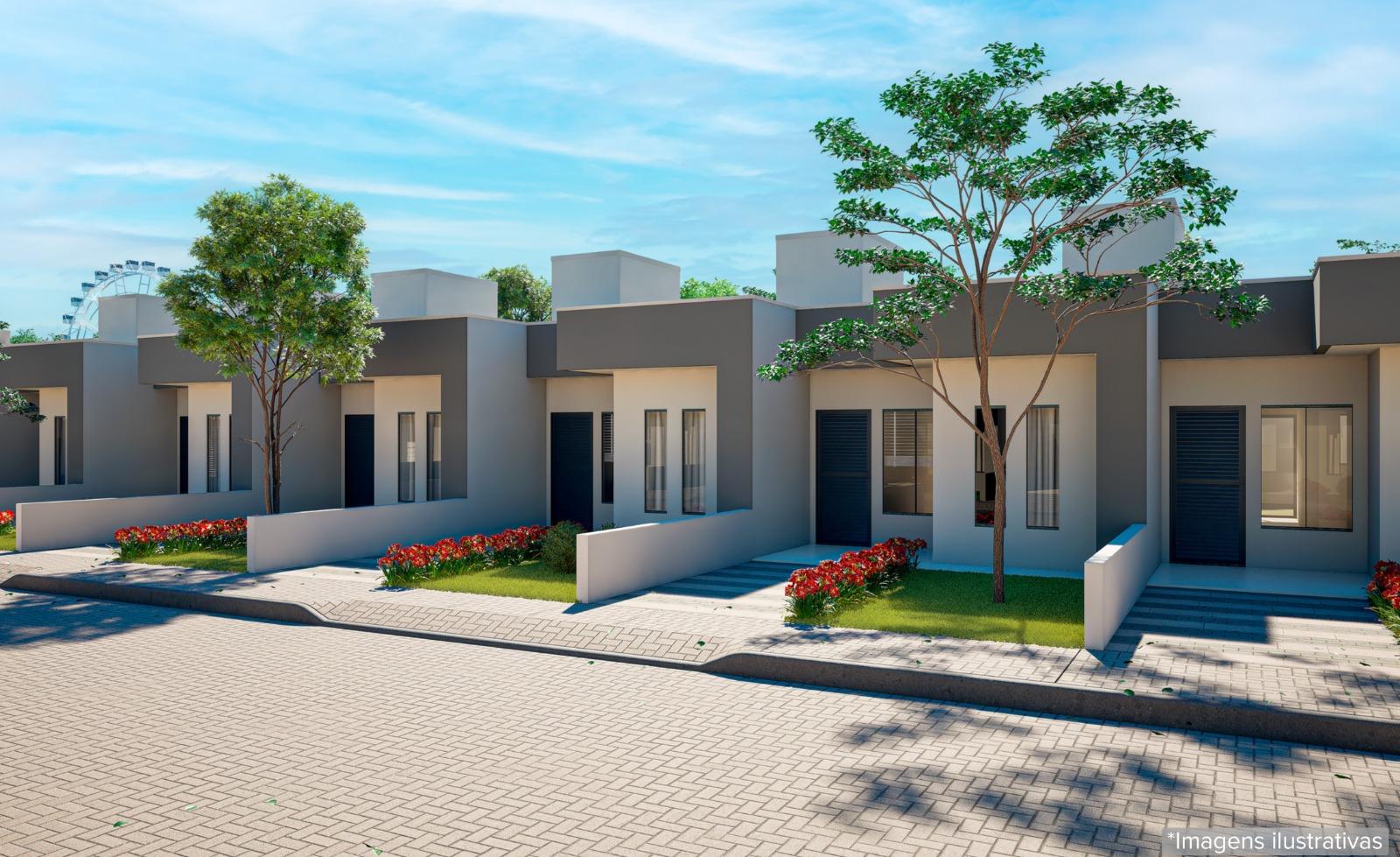 Casas em condomínio fechado com 02 dormitórios, Residencial Recanto do Iguaçu