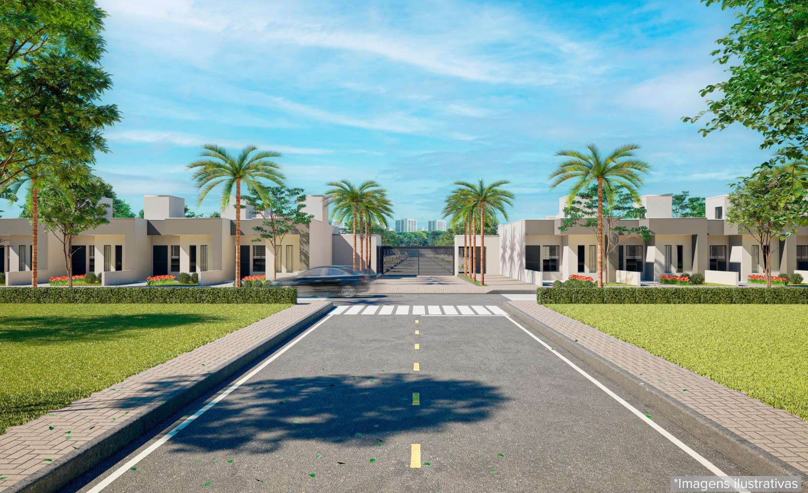 Casas em condomínio fechado com 02 dormitórios, Residencial Recanto do Iguaçu