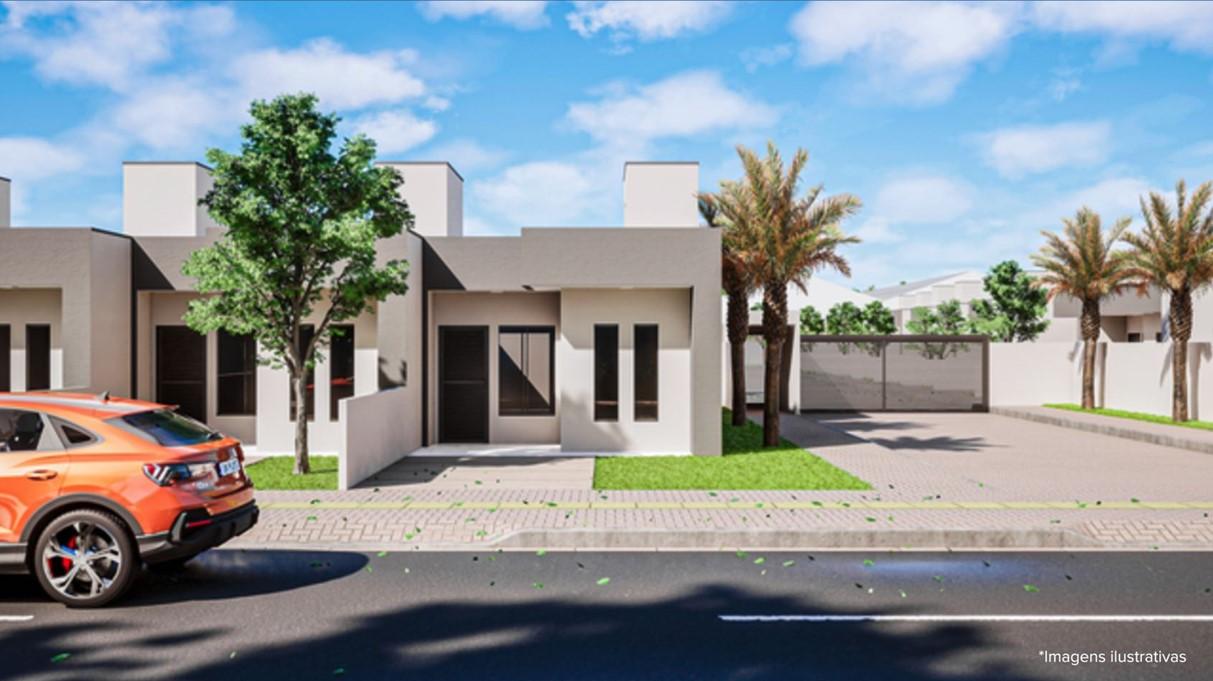 Casas no Residencial Aruna com 02 dormitórios - Portal da Foz