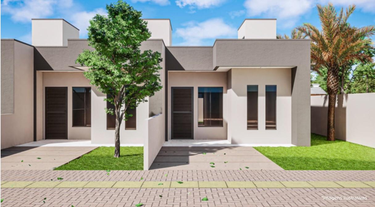 Casas no Residencial Aruna com 02 dormitórios - Portal da Foz