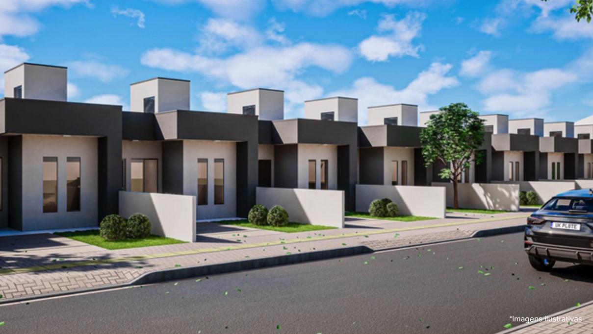 Casas no Residencial Aruna com 02 dormitórios - Portal da Foz