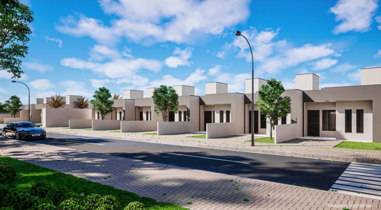 Casas no Residencial Aruna com 02 dormitórios - Portal da Foz
