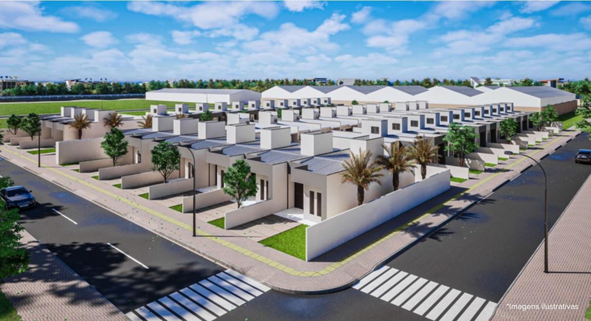 Casas no Residencial Aruna com 02 dormitórios - Portal da Foz