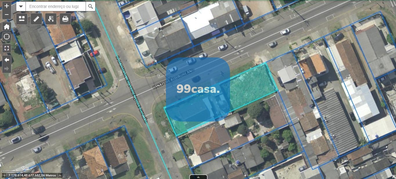 Terreno no Bairro Boqueirão Curitiba PR por R  795.000,00.