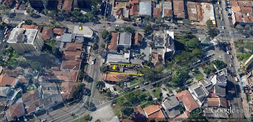 Terreno à venda, 537 m , por R  1.600.000 em ALTO DA RUA XV, C...
