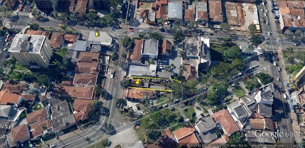Terreno à venda, 537 m , por R  1.600.000 em ALTO DA RUA XV, C...
