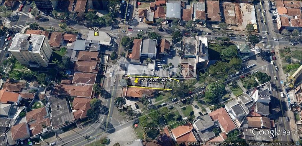 Terreno à venda, 537 m , por R  1.600.000 em ALTO DA RUA XV, C...