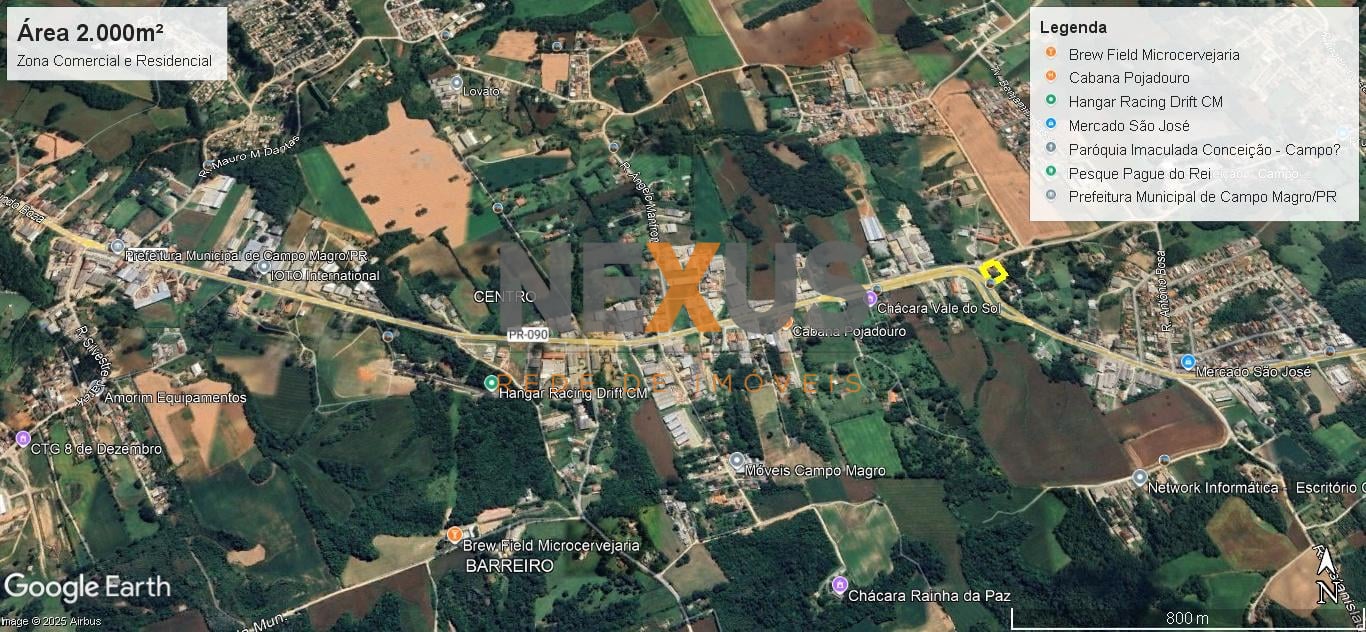 Terreno Comercial Residencial com 2.000m à venda, centro, ...