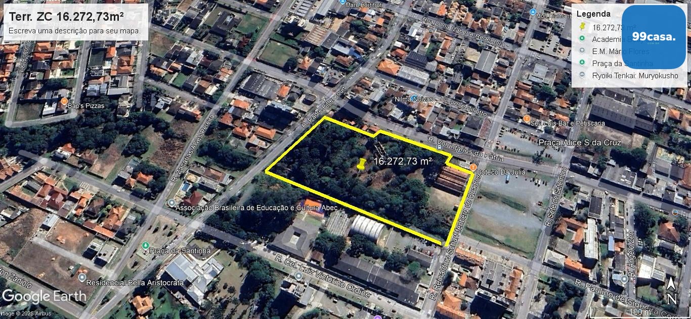 Terreno à venda, centro, SAO JOSE DOS PINHAIS - PR com 16.272,...